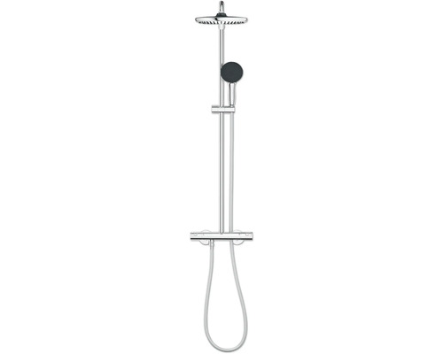 Duschsäule Grohe Quickfix Vitalio Start System 250 mit Thermostat 26677001 chrom Duschsystem mit Kopf- und Handbrause