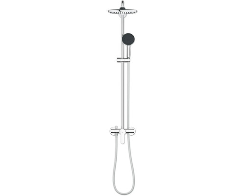 Duschsäule Grohe Quickfix Vitalio Start System 250 mit Thermostat 26679001 chrom Duschsystem mit Kopfbrause und Handbrause