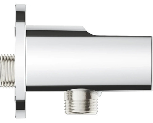 Eckventil aus Metall zur Wandmontage