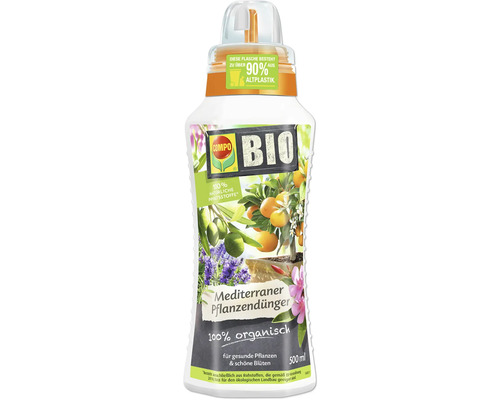 Pflanzendünger COMPO BIO Mediterraner Pflanzendünger für mediterane Kübelpflanzen 500 ml