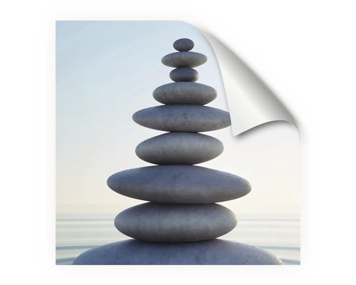 Wandaufkleber mit Steinturm Motiv