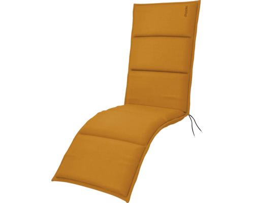 Auflage für eine Gartenliege mit Befestigungsbändern