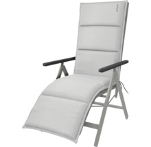 Gartenliege mit Polsterung und Armlehnen