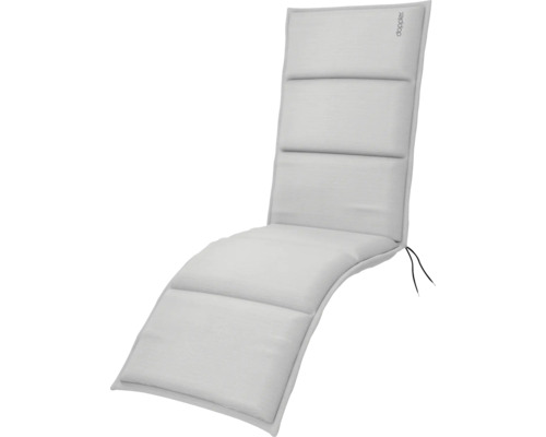 Auflage für Gartenliegen mit gepolstertem Bezug und Fixierbändern