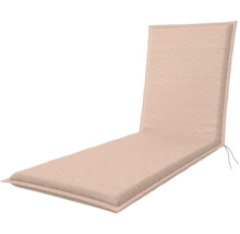 Auflage für Sonnenliege mit Rückenlehne und Bindebändern