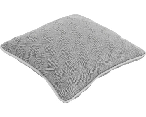 Quadratisches Dekokissen mit geometrischem Muster