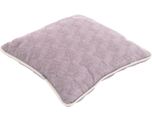 Quadratisches Zierkissen mit geometrischem Muster