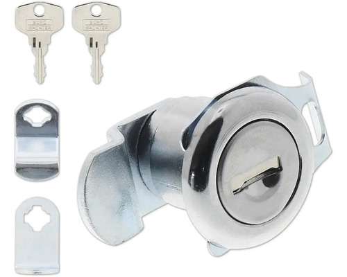 Möbelsicherheitsschloss mit zwei Schlüsseln und Zubehör