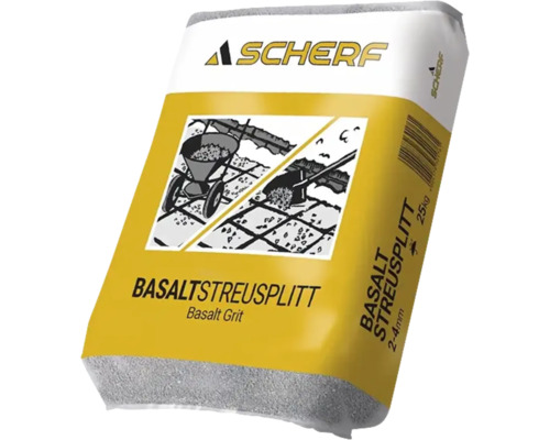 Basalt-Streusplitt 2-4 mm 25 kg schwarz