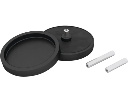 Rundes Kunststoffgehäuse mit zwei Stiften