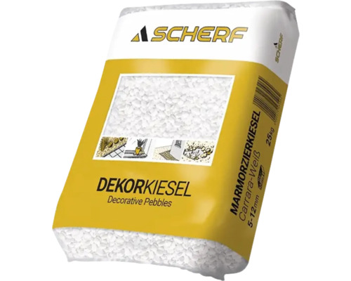 Zierkies Marmor 5-12 mm 25 kg Carrara-Weiß