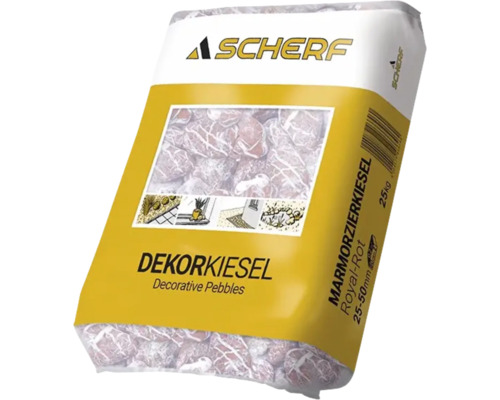 Zierkies Marmor 25-50 mm 25 kg Royal-Rot