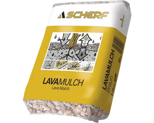 Lavamulch 8-25 mm 20 kg braun