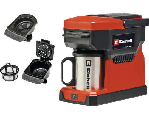 Akku-Kaffeemaschine Einhell TE-CF 18 Li Solo - Power-X-Change, ohne Akku und ohne Ladegerät Akku-Kaffeemaschine Einhell TE-CF 18 Li Solo - Power-X-Change, ohne Akku und ohne Ladegerät