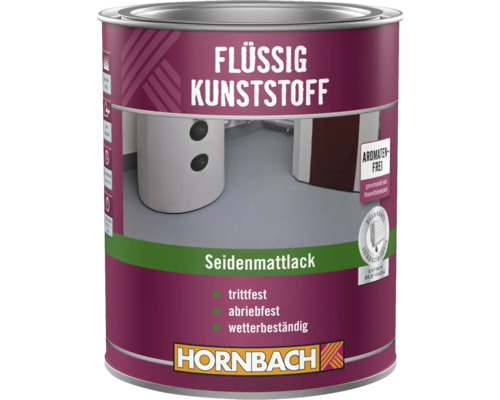 HORNBACH Flüssigkunststoff RAL 7032 kieselgrau 750 ml