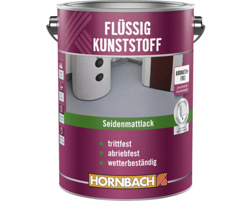 HORNBACH Flüssigkunststoff RAL7030 steingrau 2,5 l HORNBACH Flüssigkunststoff RAL7030 steingrau 2,5 l