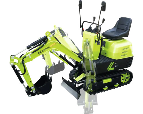 Zipper Minibagger mit Raupenantrieb