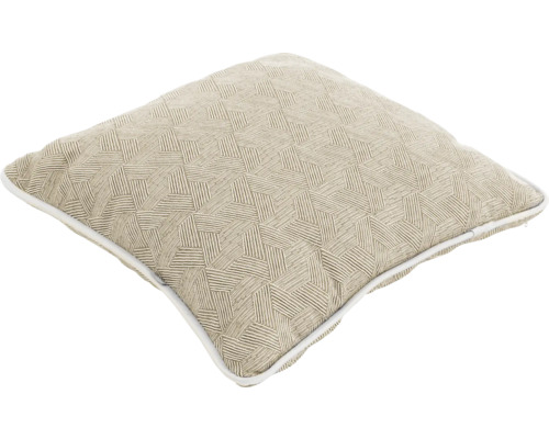 Quadratisches Zierkissen mit geometrischem Muster