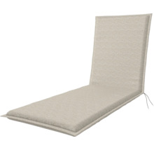 Auflage für Gartenliegen mit Rückenlehne