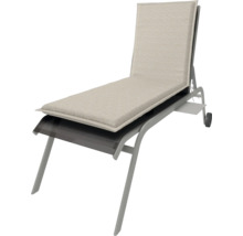 Gartenliege mit Auflage