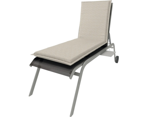 Gartenliege mit Auflage