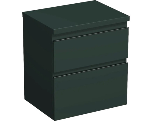 Waschtischunterschrank Jungborn Trenta 56,7x64,6x44,5 cm mintgrün matt TRE DESK 60 2Z B A9146