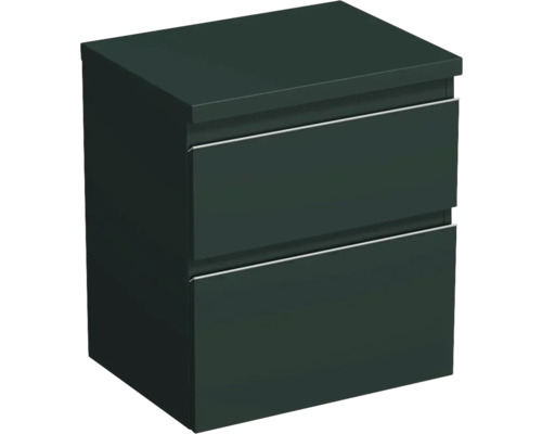 Waschtischunterschrank Jungborn Trenta 56,7x64,6x44,5 cm mintgrün matt TRE DESK 60 2Z S A9146