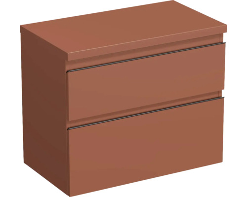 Waschtischunterschrank Jungborn Trenta 76,7x64,6x44,5 cm quarz lava matt TRE DESK 80 2Z B A9556