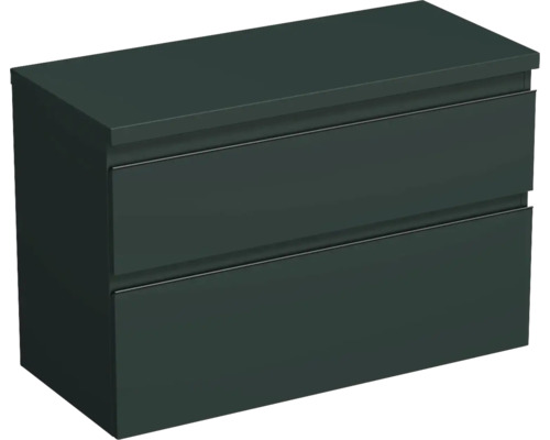 Waschtischunterschrank Jungborn Trenta 96,7x64,6x44,5 cm mintgrün matt TRE DESK 100 2Z B A9146