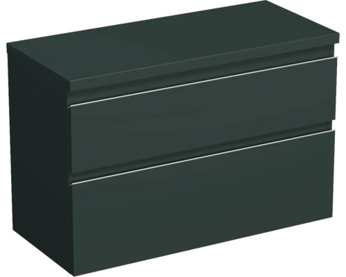 Waschtischunterschrank Jungborn Trenta 96,7x64,6x44,5 cm mintgrün matt TRE DESK 100 2Z S A9146