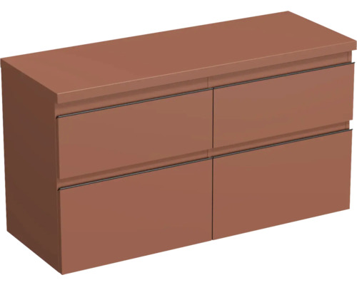 Waschtischunterschrank Jungborn Trenta 116,7x64,6x44,5 cm quarz lava matt TRE DESK 120D 4Z B A9556