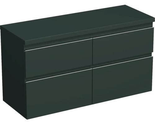 Waschtischunterschrank Jungborn Trenta 116,7x64,6x44,5 cm mintgrün matt TRE DESK 120D 4Z S A9146