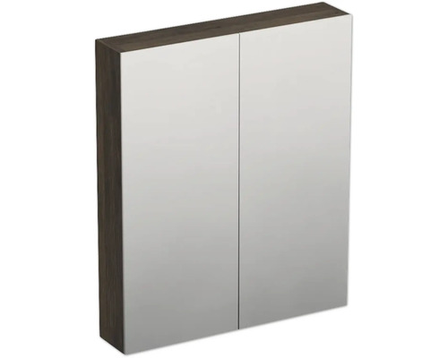 Spiegelschrank Jungborn Trenta 2-türig 60x14,4x72 cm gladstone eiche tabak