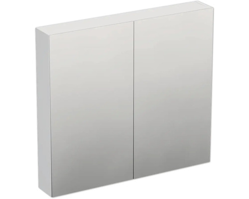 Spiegelschrank Jungborn Trenta 2-türig 80x14,4x72 cm weiß matt TRE ZS 80 A8916 SCH Spiegelschrank mit zwei Türen für das Badezimmer
