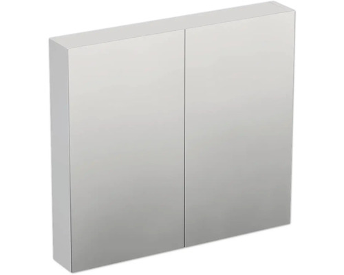 Spiegelschrank Jungborn Trenta 2-türig 80x14,4x72 cm weiß matt TRE ZS 80 B073 SCH Spiegelschrank mit zwei Türen für das Badezimmer