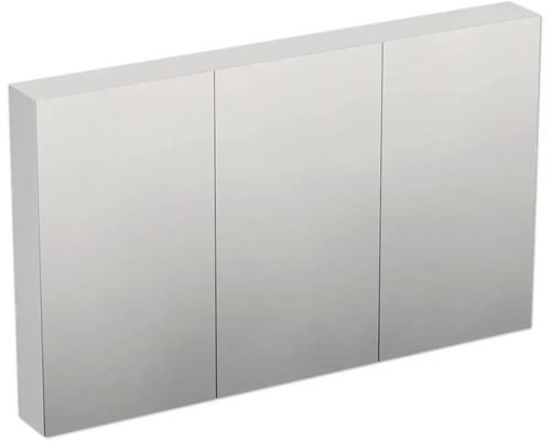 Spiegelschrank Jungborn Trenta 3-türig 120x14,4x72 cm weiß matt TRE ZS 120 379 SCH Spiegelschrank mit drei Türen für das Badezimmer
