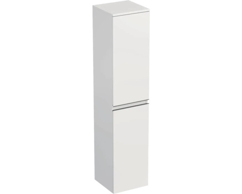 Hochschrank Jungborn Trenta 35x161,8x35 cm weiß hochglanz glanz TRE SV 35 L B A0016 Weißer Bad-Hochschrank mit zwei Türen