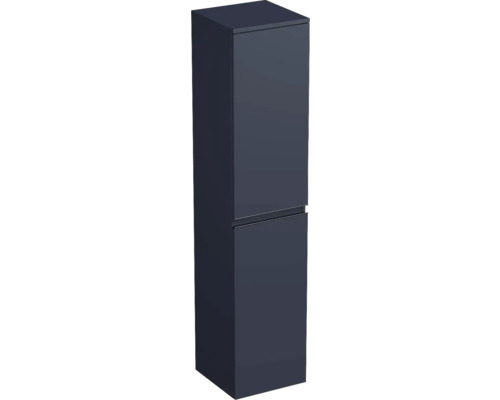 Hochschrank Jungborn Trenta 35x161,8x35 cm taubenblau matt TRE SV 35 L B A9166 Hochschrank mit zwei Türen für Badezimmer