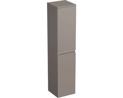 Hochschrank Jungborn Trenta 35x161,8x35 cm hellbraun glanz TRE SV 35 L S A2496 Hochschrank mit zwei Türen für das Badezimmer