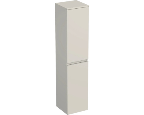 Hochschrank Jungborn Trenta 35x161,8x35 cm muskat glanz TRE SV 35 L S A3026 Hochschrank mit zwei Türen für Badezimmer