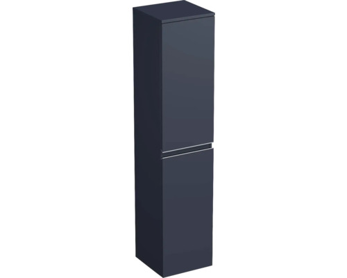 Hochschrank Jungborn Trenta 35x161,8x35 cm taubenblau matt TRE SV 35 L S A9166 Badezimmer Hochschrank mit zwei Türen