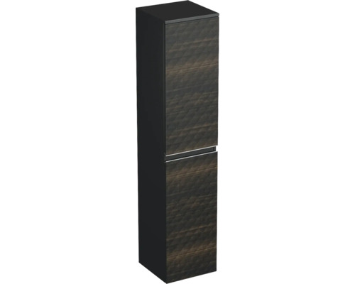 Hochschrank Jungborn Trenta 35x161,8x35 cm hacienda brown matt TRE SV 35 P S LR29 Hochschrank mit zwei Türen für das Badezimmer