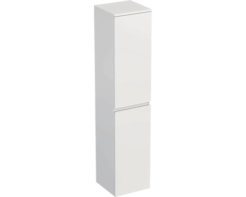 Hochschrank Jungborn Trenta 35x161,8x35 cm weiß hochglanz glanz TRE SV 35 P W A0016 Weißer Bad-Hochschrank mit zwei Schubladen