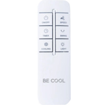 Fernbedienung für Klimaanlage mit verschiedenen Funktionen wie Ein/Aus, Geschwindigkeit, Timer, Swing, Kühlung und Licht