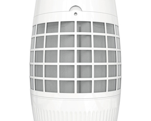 Detailansicht einer Mückenfalle mit Schutzgitter