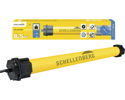 Schellenberg Rollladenmotor Standard 20 mit einer maximalen Fläche von 8,5 Quadratmetern im Karton und einzeln