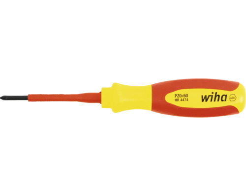 Schraubenzieher VDE Wiha 164 mm Pozidriv PH0 Schraubenzieher VDE Wiha 164 mm Pozidriv PH0