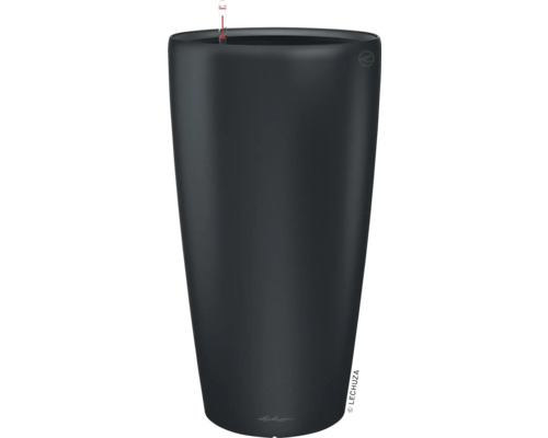 Hoher Pflanzkübel aus Kunststoff