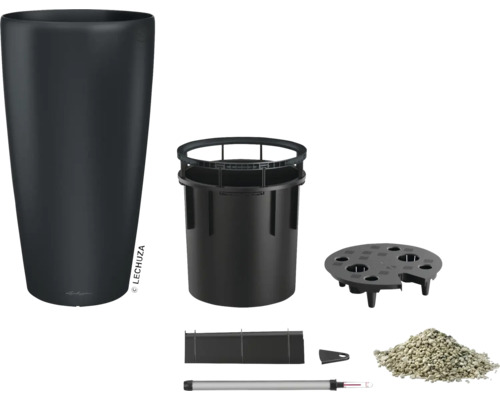 Lechuza Classico 43 Pflanzgefäß mit Bewässerungssystem und Zubehör