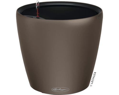 Pflanztopf Lechuza Kunststoff 35 x 35 x 32,5 cm muskat Lechuza Classico Topf mit Bewässerungssystem